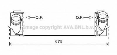 AVA QUALITY COOLING bw4463 -  Интеркулер